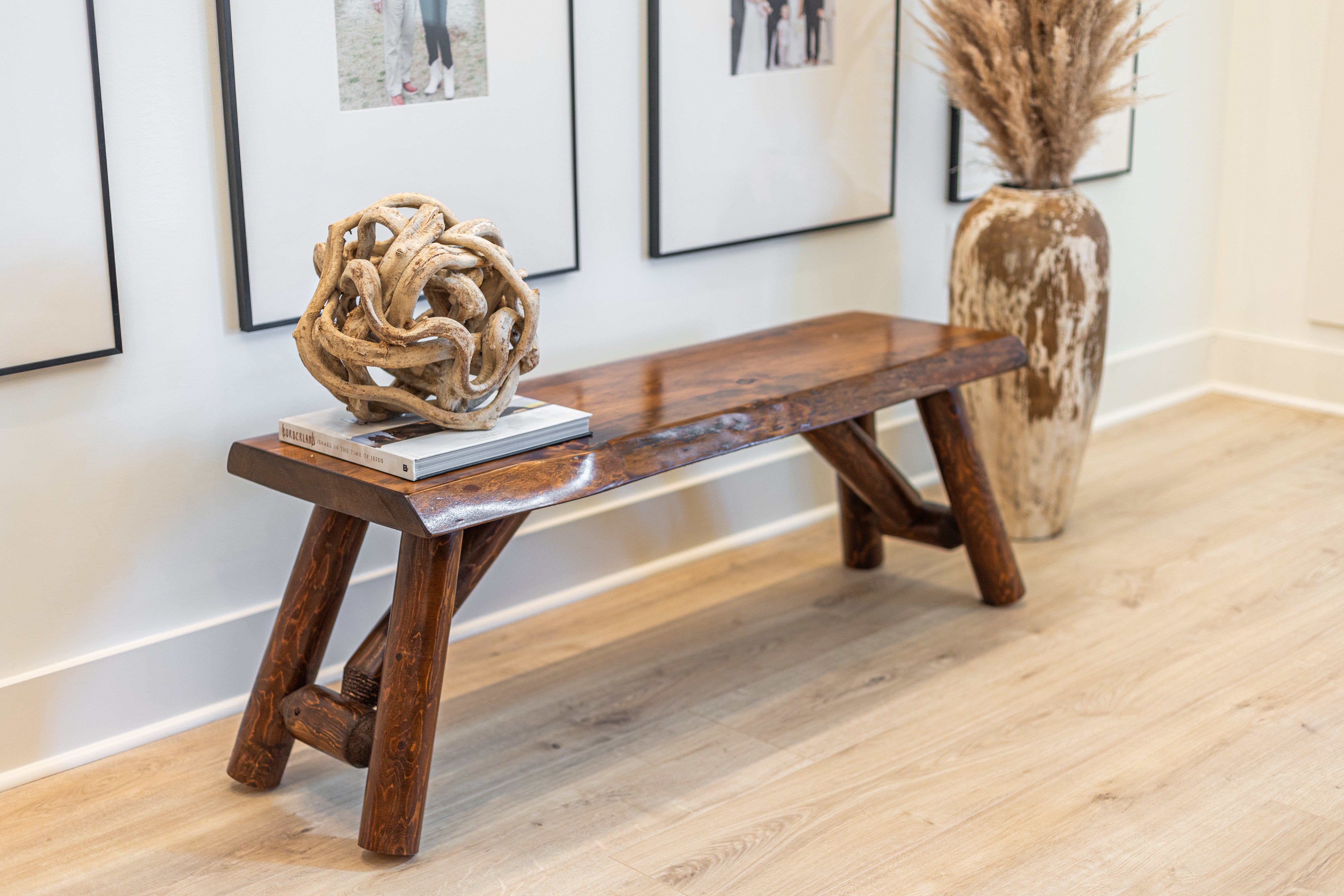 4' Rustic Log Bench – Southern Rustic Logwerks
