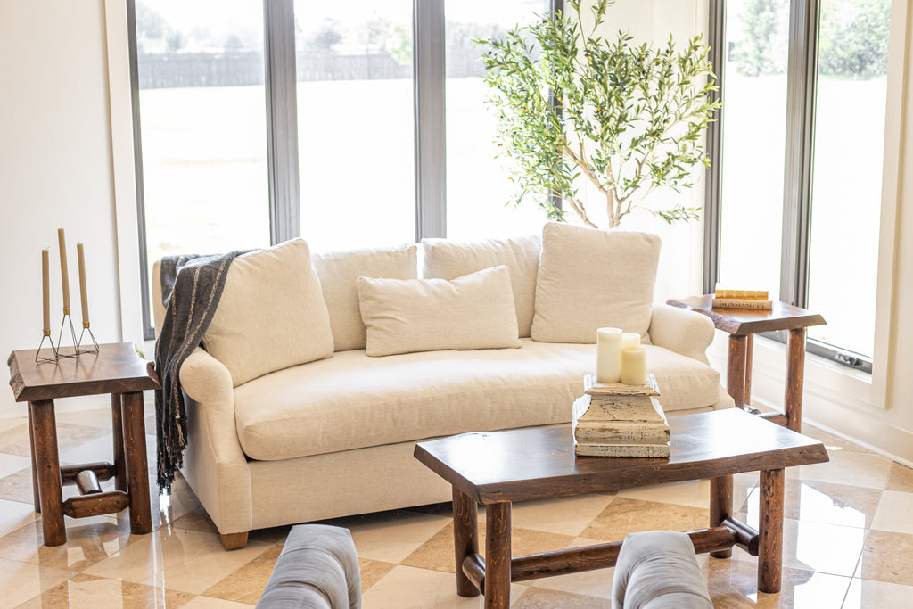 Rustic Coffee + End Table Set – Southern Rustic Logwerks