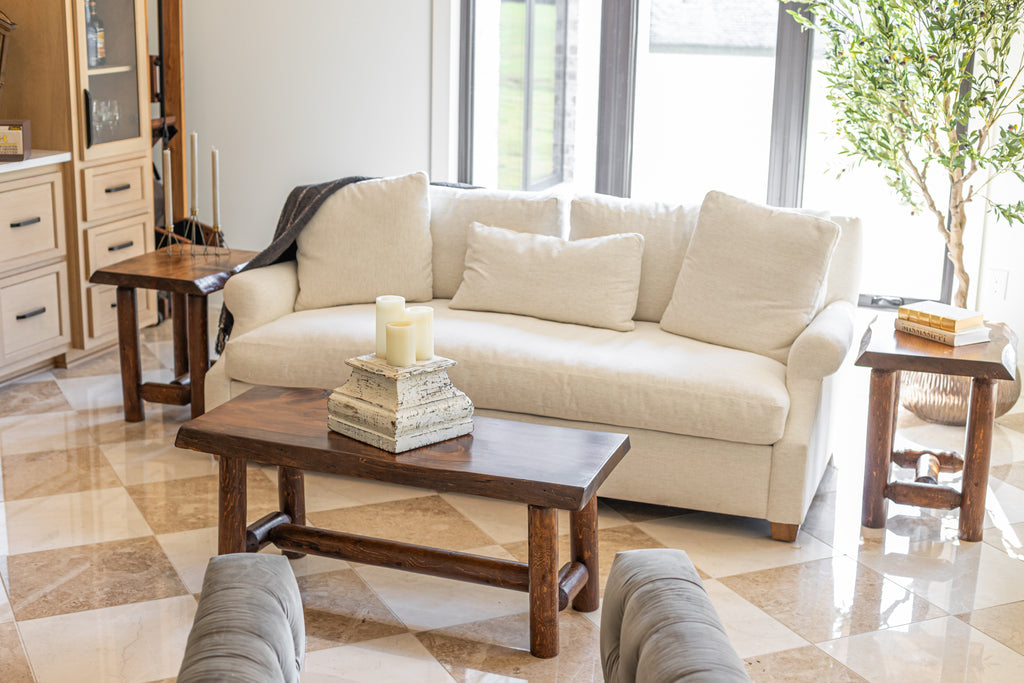 Rustic Coffee + End Table Set