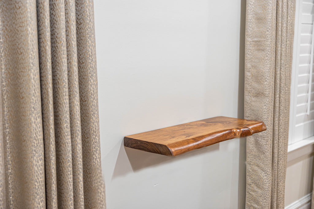 Live Edge Floating Shelf