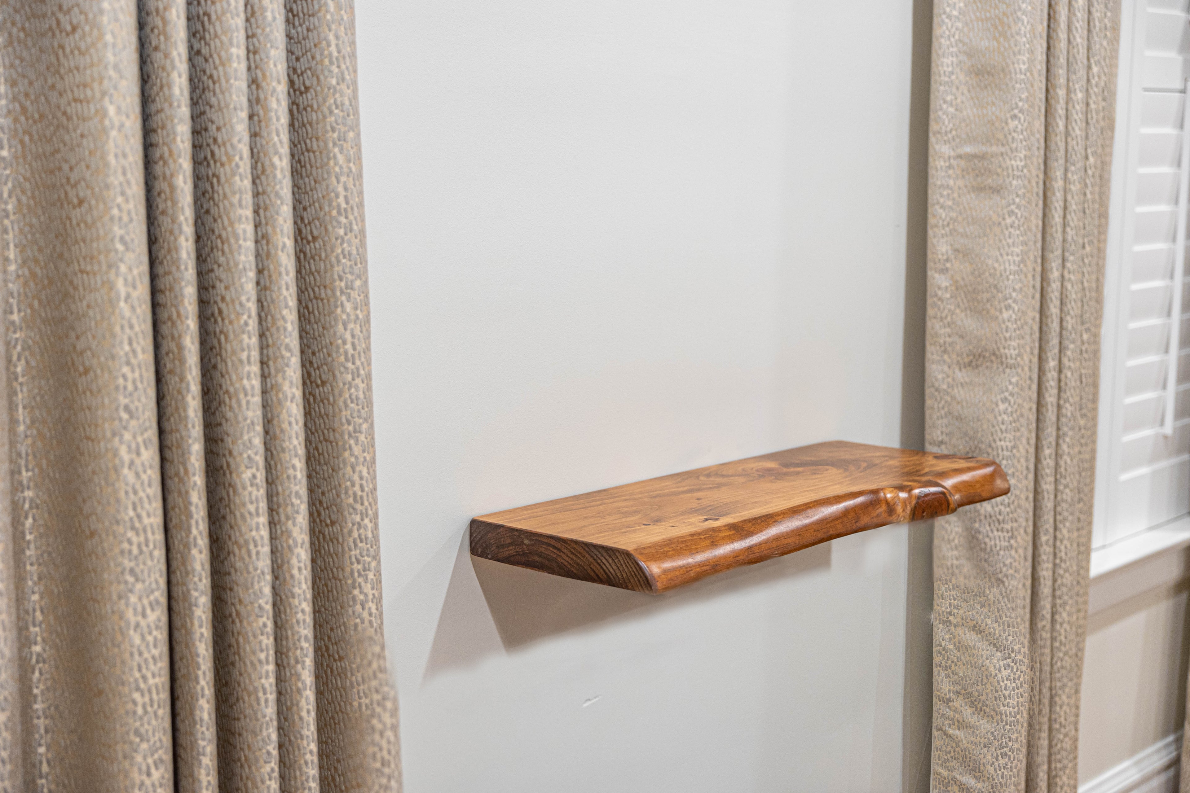 Live Edge Floating Shelf