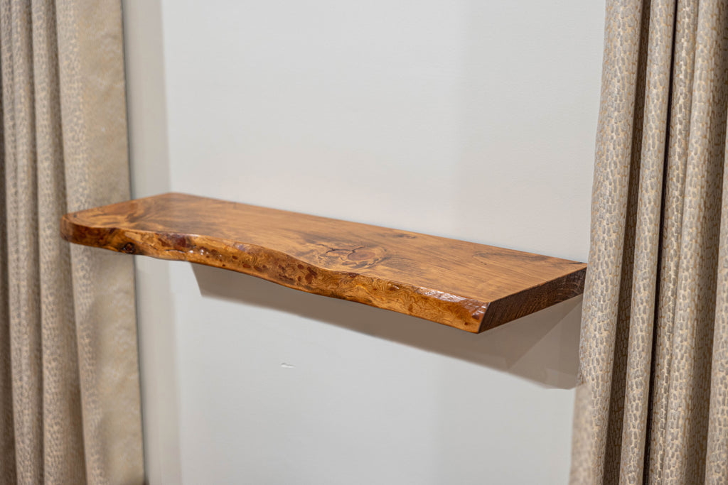 Live Edge Floating Shelf