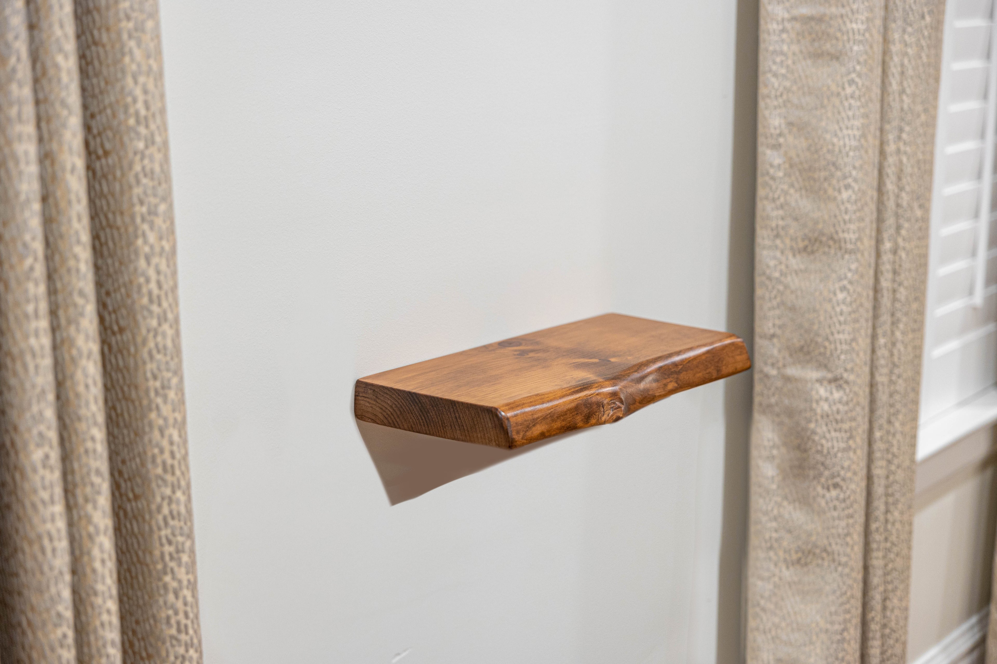 Live Edge Floating Shelf