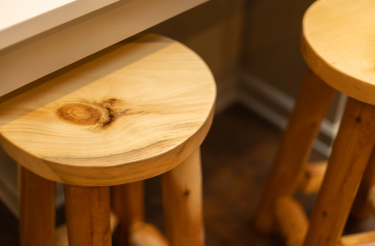 Rustic Live Edge Narrow Pipe Sofa Table for Entryway