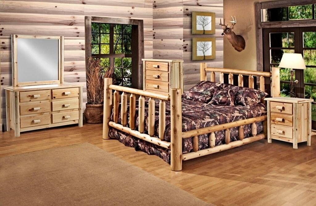 Rustic Log Bedroom Suite