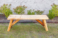 4' Rustic Log Bench